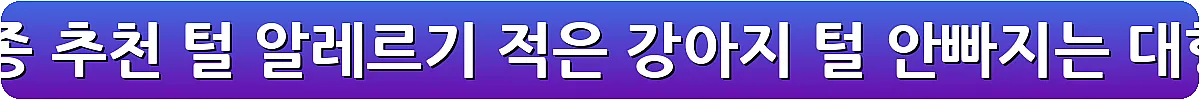 털 안 빠지는 강아지 견종 추천 털 알레르기 적은 강아지 털 안빠지는 대형견 소형견_7