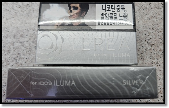 편의점 알바 궐련형 전자담배 아이코스 일루마(ILUMA) 전용 스틱 테리아(Terea) 러셋(Russet), 티크(Teak), 앰버(Amber), 실버(Silver) 맛 향 특징 분석