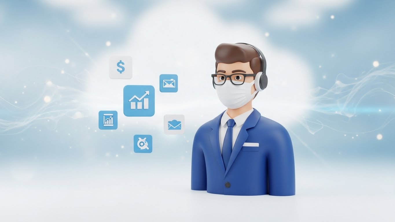 큐넷 고객센터 상담 및 기술 지원을 상징하는 고객 응대 아이콘 이미지