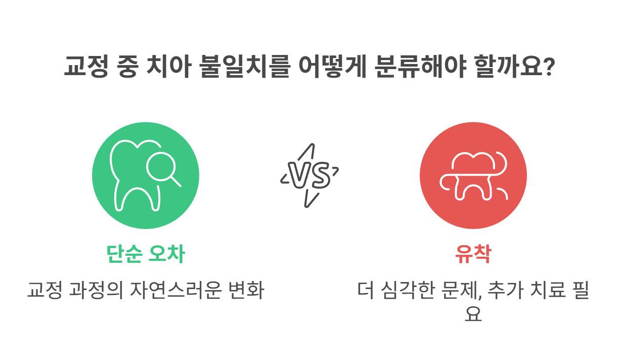 단순 오차일 경우의 특징은?