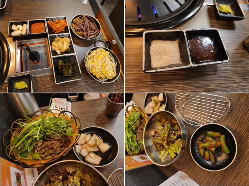 육풍 기본 반찬 세팅