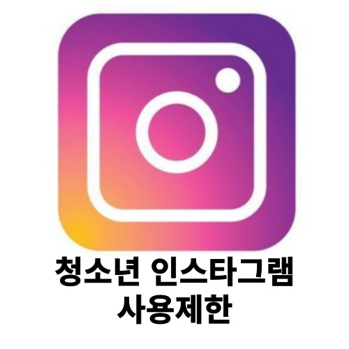 청소년 인스타그램 사용제한