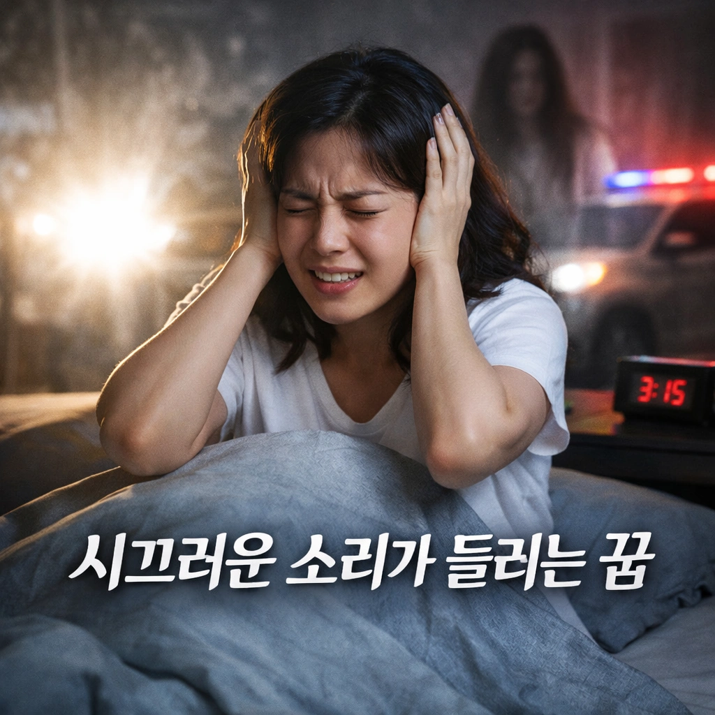 시끄러운 소리가 들리는 꿈