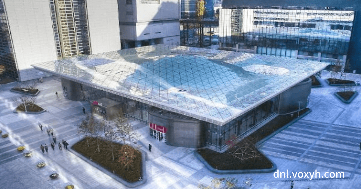 코엑스 하늘에서 찍은 사진