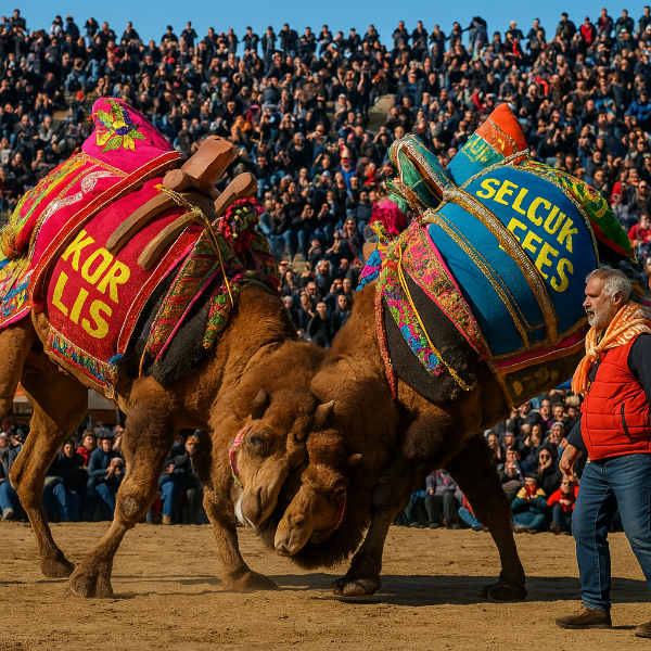 터키 낙타 레슬링 축제 관련 사진