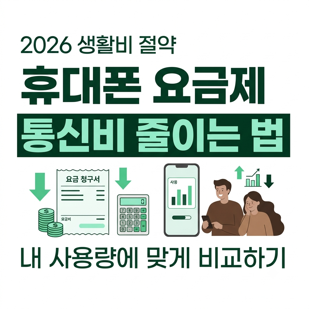 휴대폰요금제 통신비줄이는법