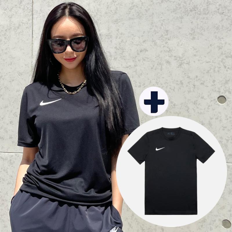 나이키 반팔티 기능성 드라이 블랙 스우시 1개+1개