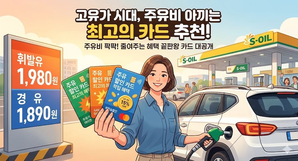 고유가시대 주유카드 추천 설명사진