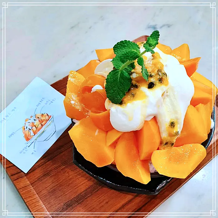 신사, 가로수길 맛집 밤타래 케이크, 몽블랑, 카츠산도