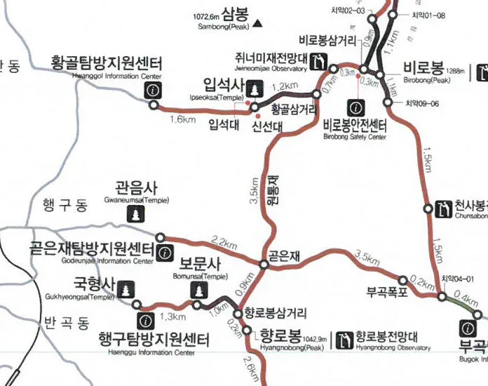 치악산 등산코스 완전 등산지도와 초보자 가이드 2025_3