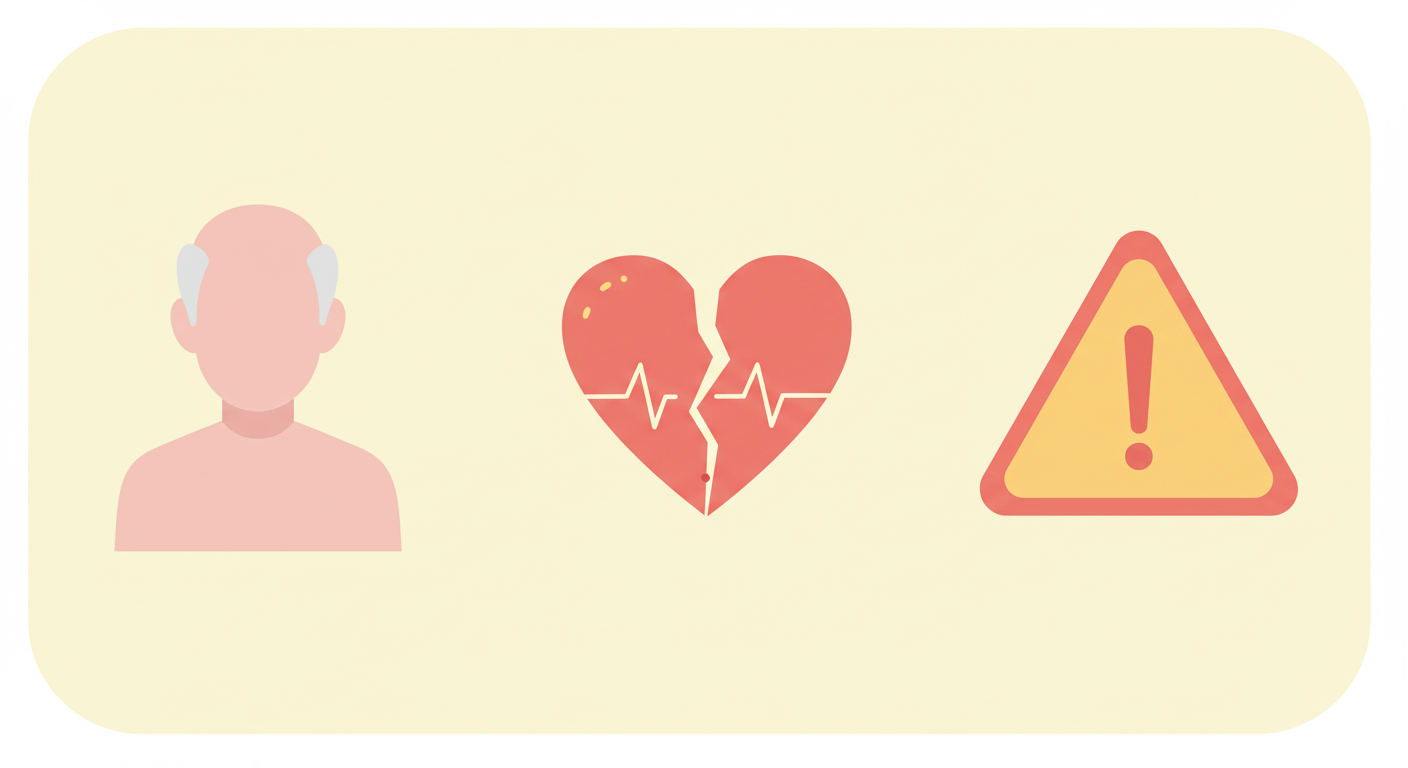 50대 이상 남성에게 많은 심근경색 증상