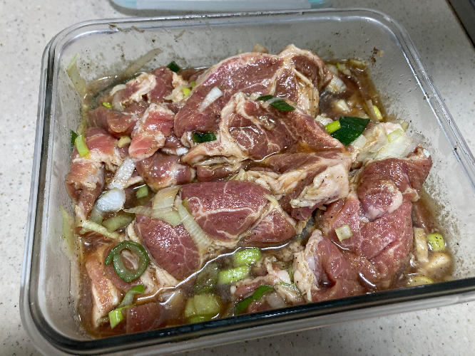 코스트코 목살 활용 양념 돼지갈비 편스토랑 류수영 레시피