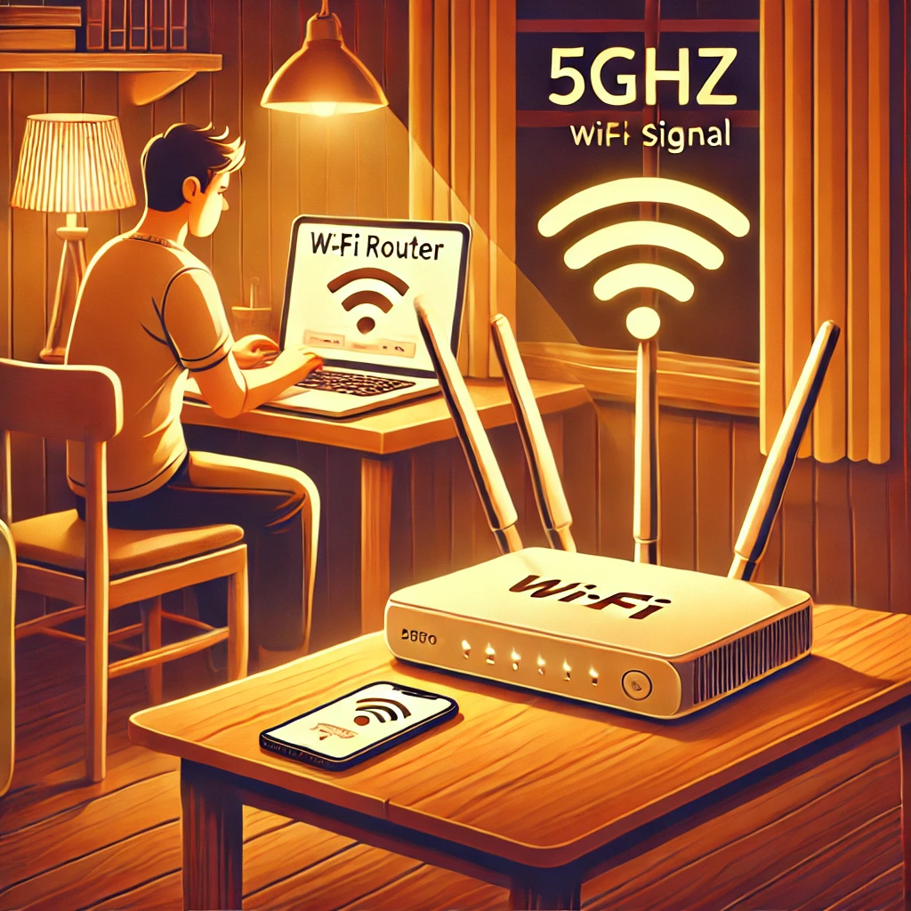공유기 교체 후 5Ghz 와이파이가 안보임