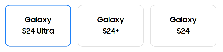 갤럭시 모델 종류