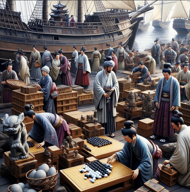 중국에서 일본으로 바둑이 전파된 과정