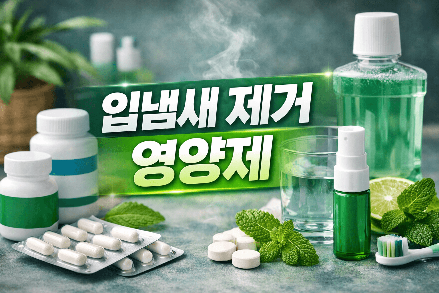 입냄새 제거 영양제 TOP5|치과의사가 추천하는 구취 잡는 비밀