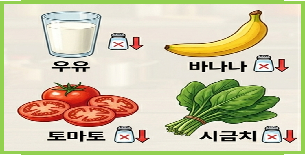 나트륨 배출 돕는 식재료 4가지