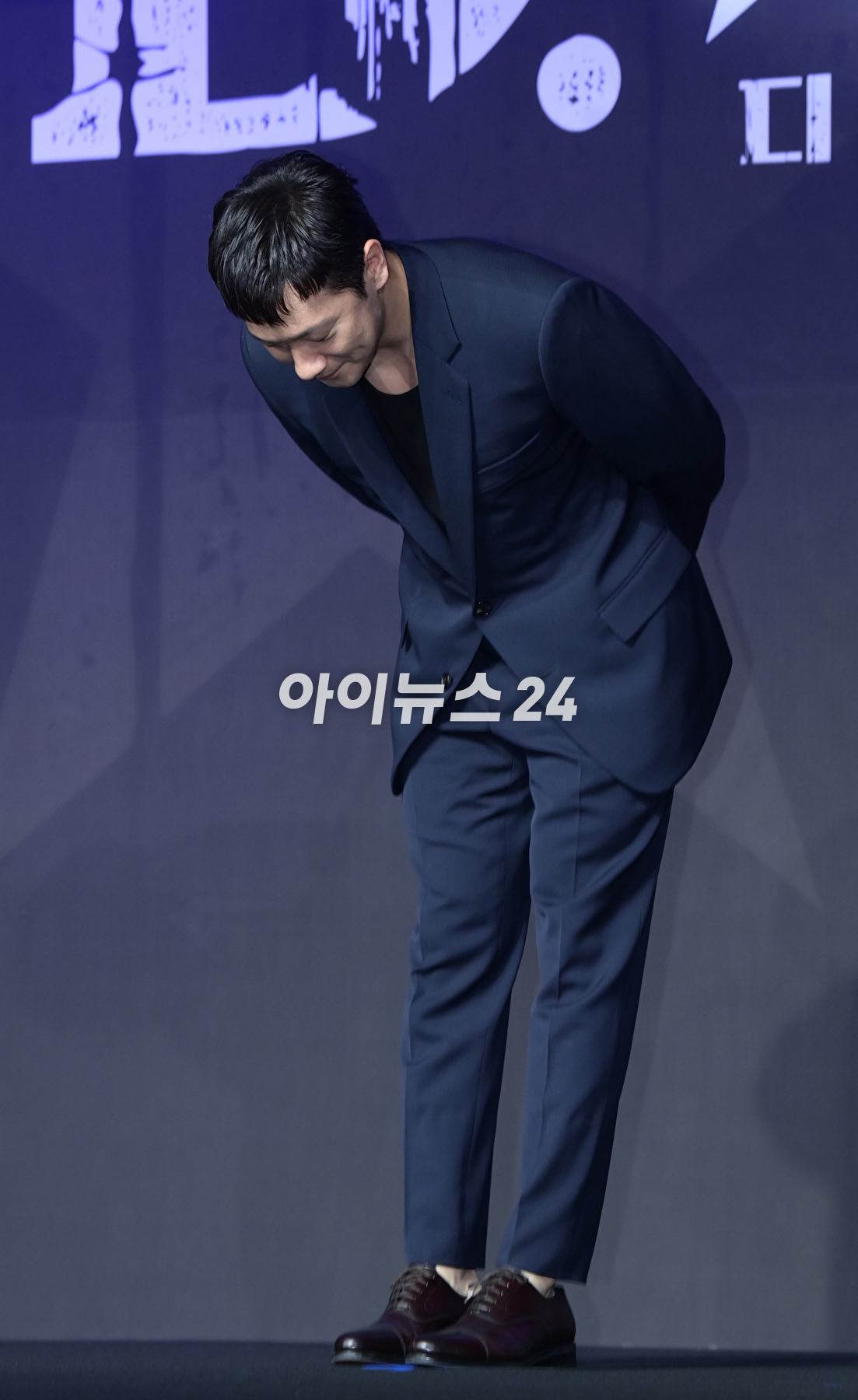 배우 손석구가 18일 오전 서울 강남구 그랜드 인터컨티넨탈 서울 파르나스에서 열린 넷플릭스 시리즈 'D.P.(디피) 시즌2' 제작발표회에 참석하고 있다. [사진=정소희 기자]