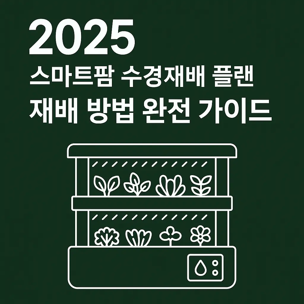   2025 스마트팜 수경재배 작물 완전 정리 – 성장률·병해 관리·수익성 분석 
  