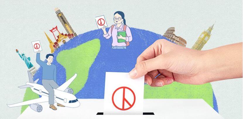 총선 사전투표일 사전투표소