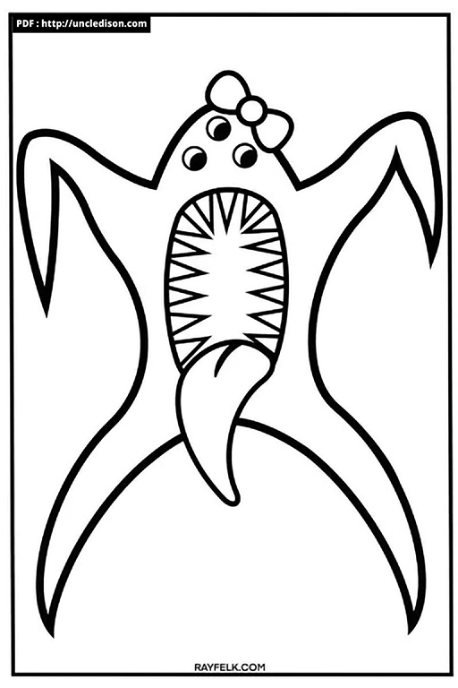 반반유치원 색칠공부 도안