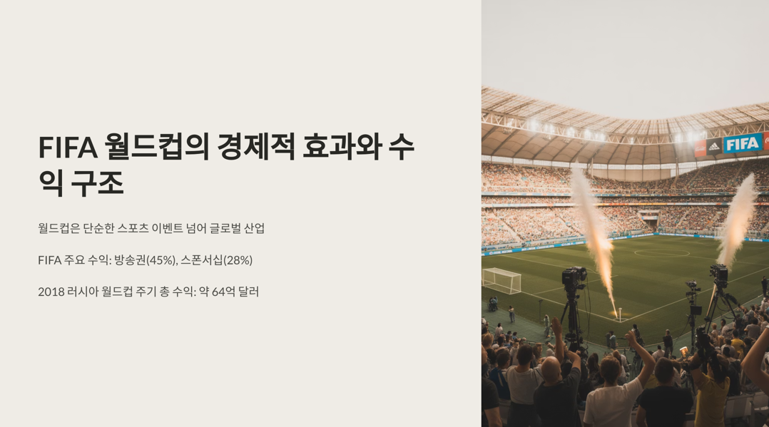 월드컵 광고와 방송권 시장