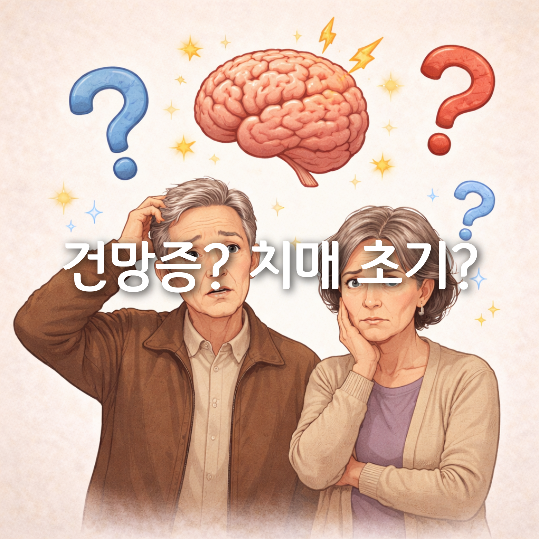 🧠 건망증과 치매 초기의 차이, 어떻게 구분해야 할까