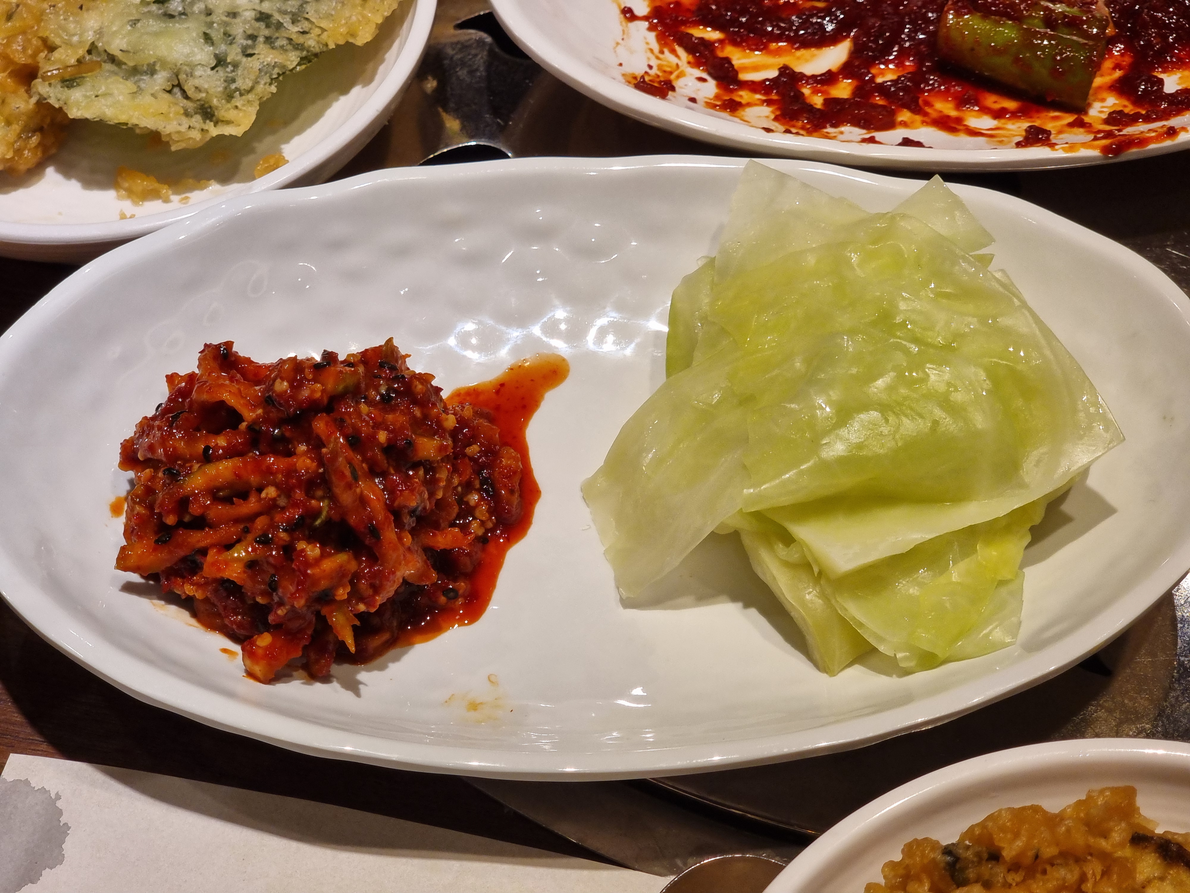 오독오독 씹히는 식감이 좋은 오징어식해.