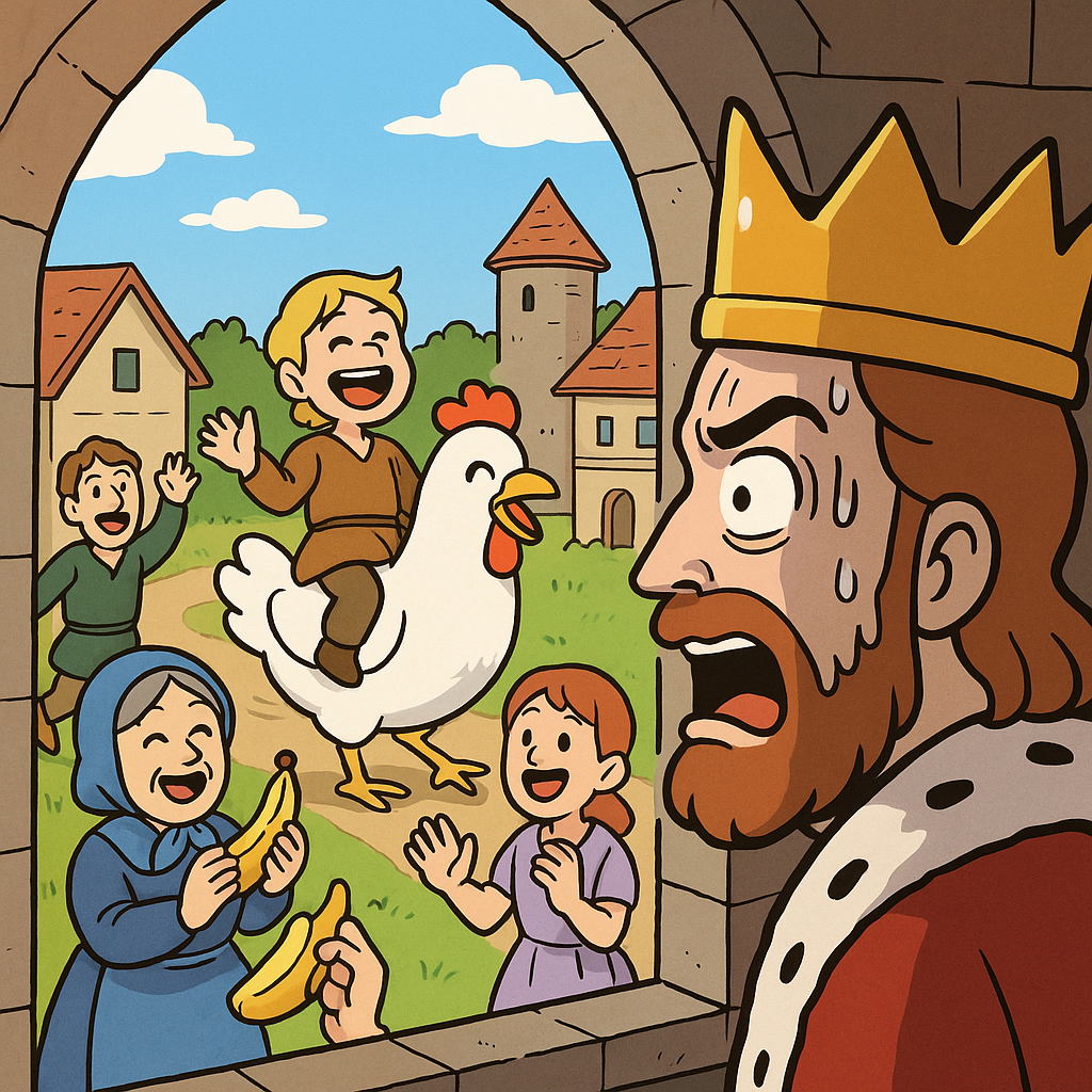 미처버린 백성과 정상인 왕