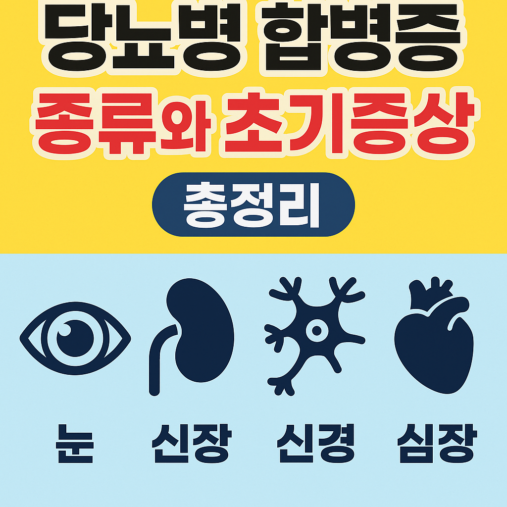 당뇨병 합병증 종류와 초기증상 총정리 썸네일