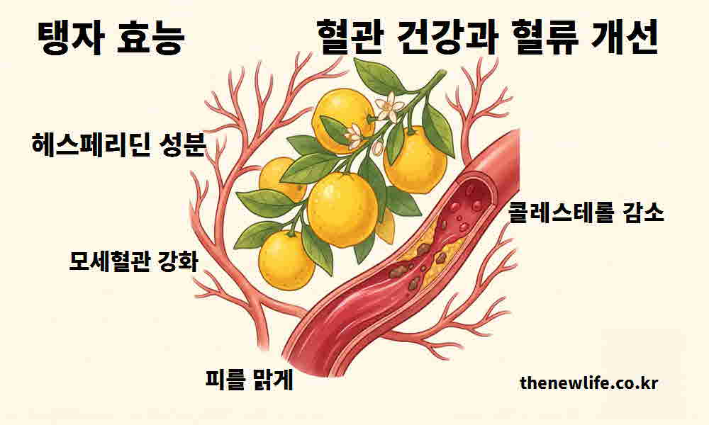 탱자 효능 혈관 건강 혈류 개선