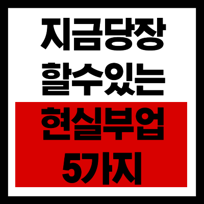 집에서 돈 들이지 않고 수익을 낼 수 있는 현실적인 부업 아이디어 요약