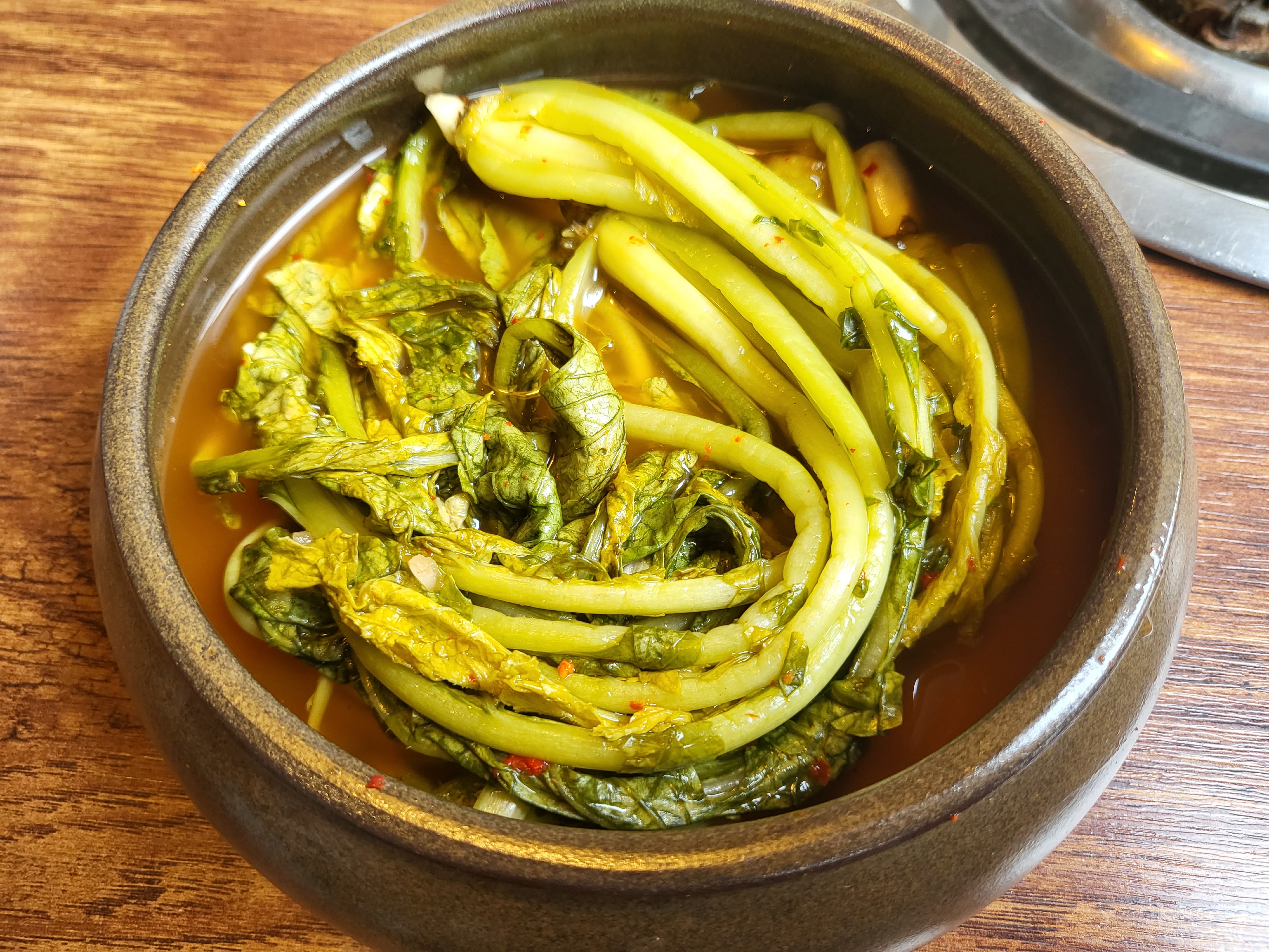 대부도 칼국수 - 열무김치