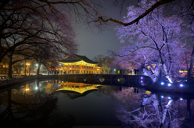 남원시 광한루원 야경