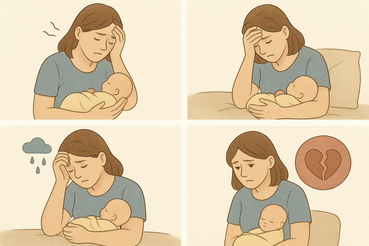 산후 우울증 관련 사진