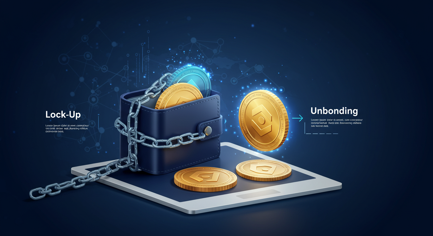 코인 스테이킹, 락업과 언본딩만 알면 손해 안 봅니다 (초보자 필독 가이드)