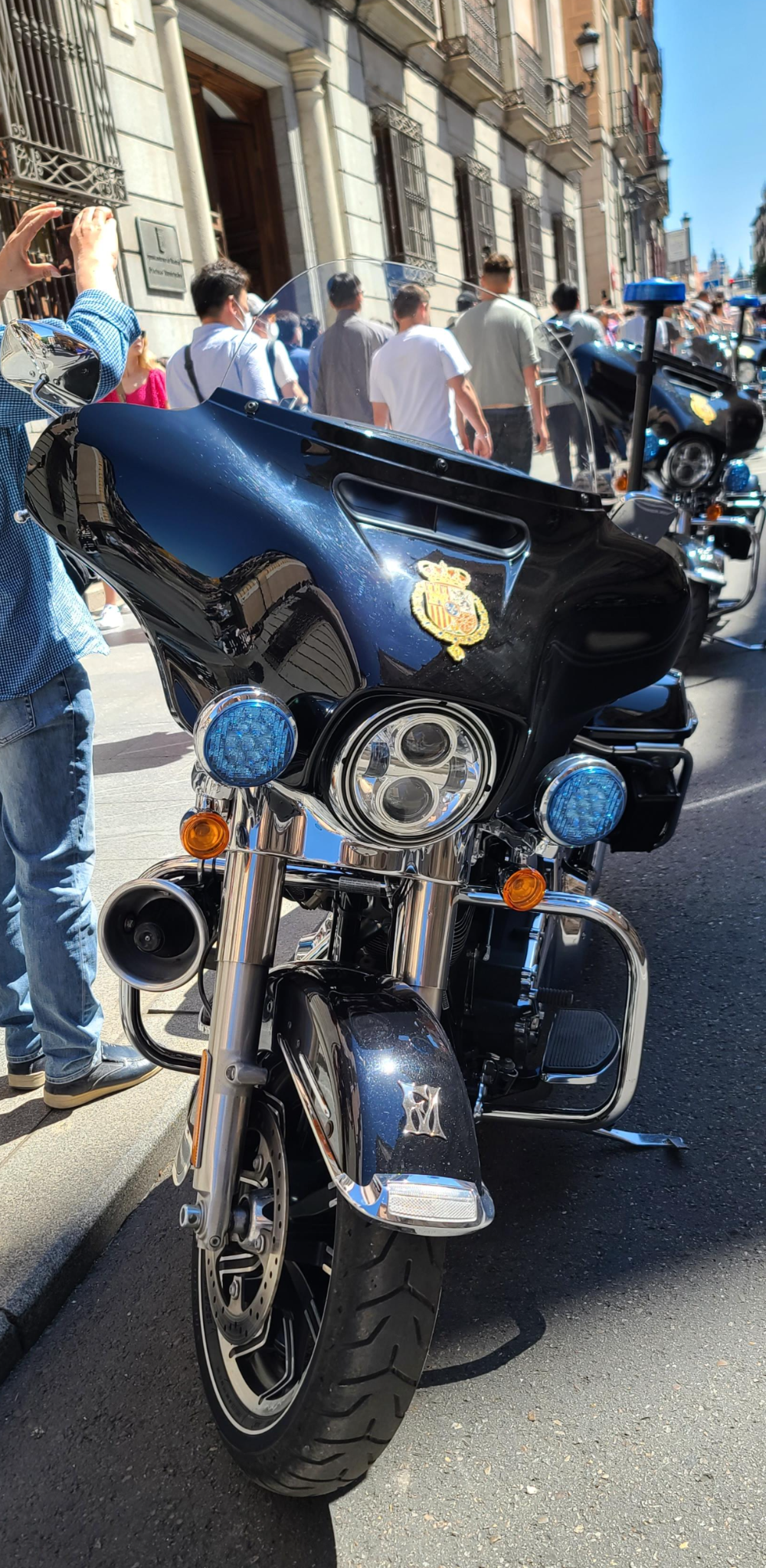 마드리드 전 시청 국빈방문 경호1