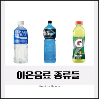 이온음료 종류 효과 효능 칼로리_12