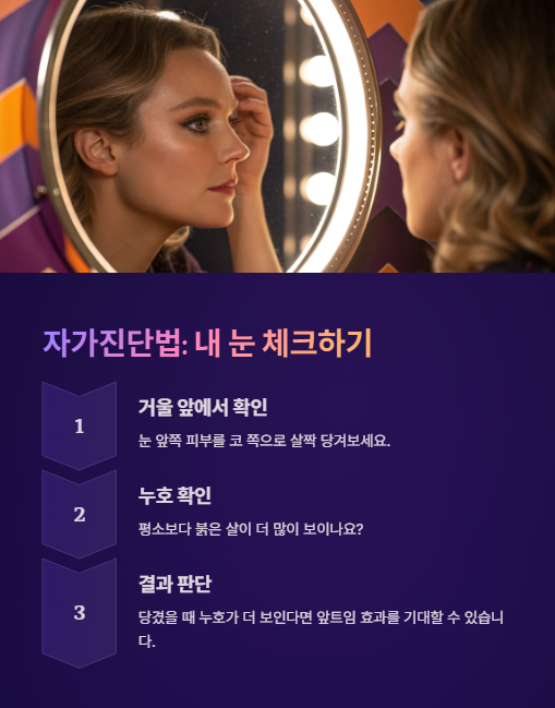 자가 진단법 내 눈 체크하기