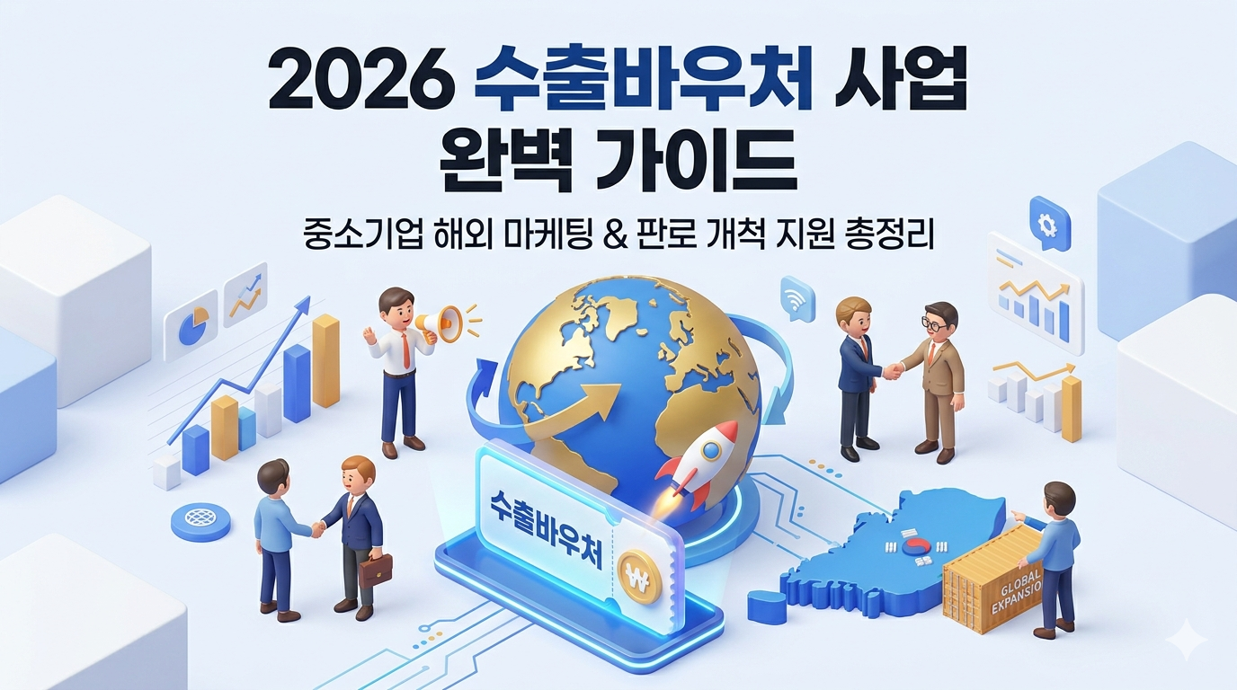 2026 수출바우처 사업 완벽 가이드 중소기업 해외 마케팅 &amp; 판로 개척 지원