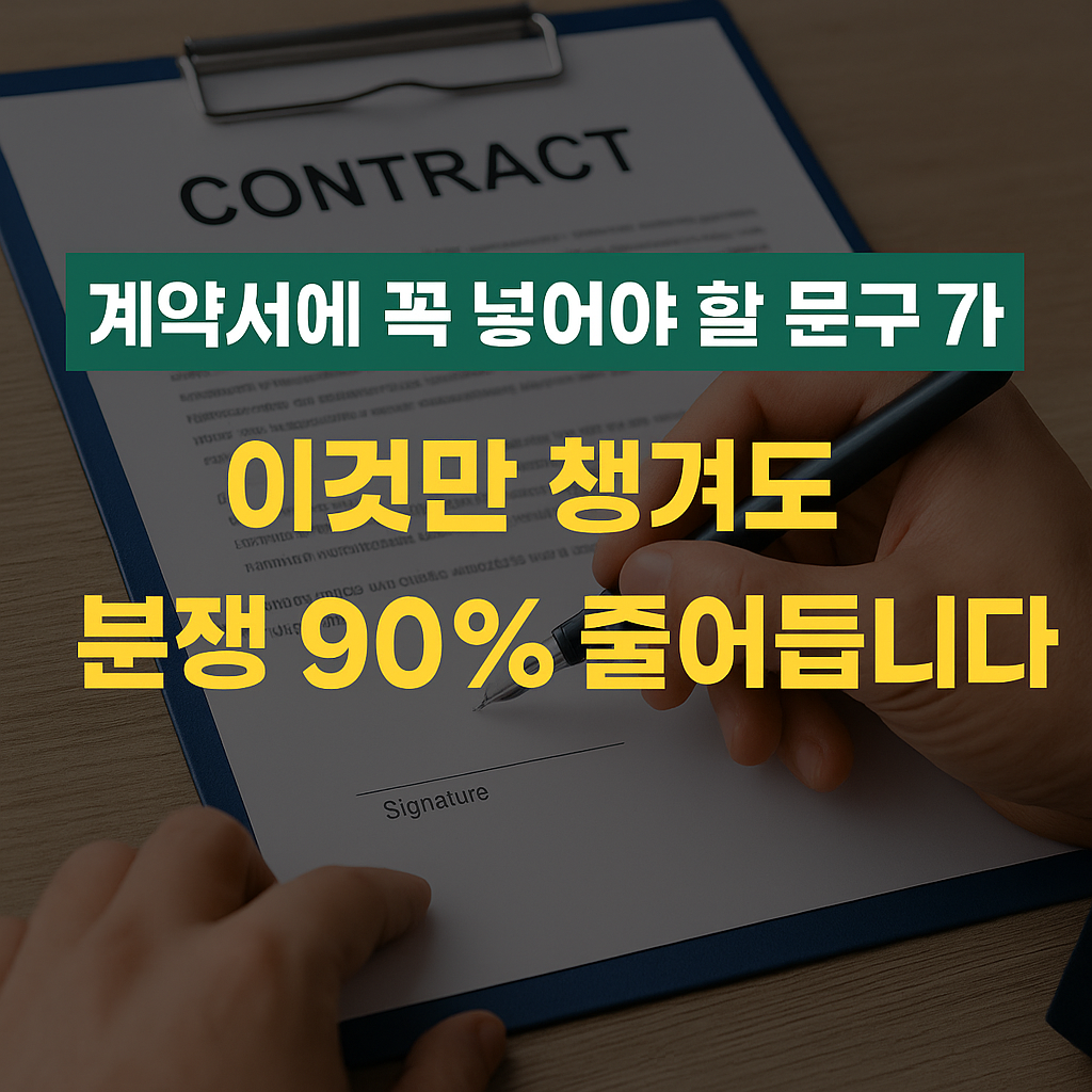 계약서에_반드시_넣어야_할_문구_7가지,_이것만_챙겨도_분쟁_90%_줄어듭니다!
