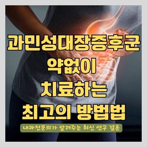 내과전문의가 알려주는 과민성대장증후군을 약 없이 치료하는 최고의 방법 썸네일