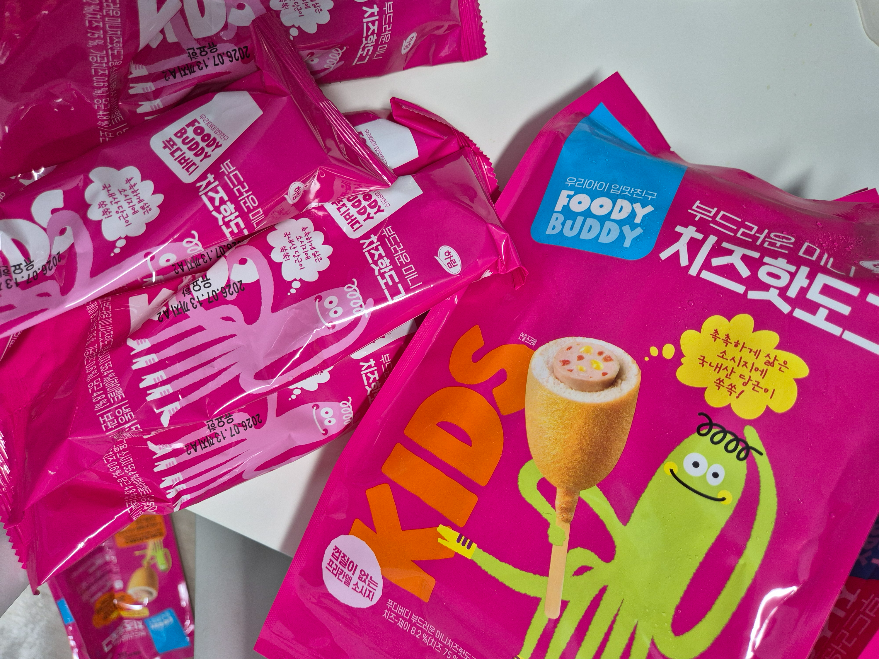 하림 푸디버디 부드러운 미니 치즈핫도그