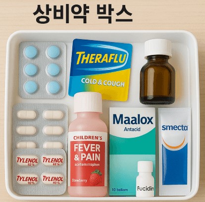가족 상비약 박스 사진