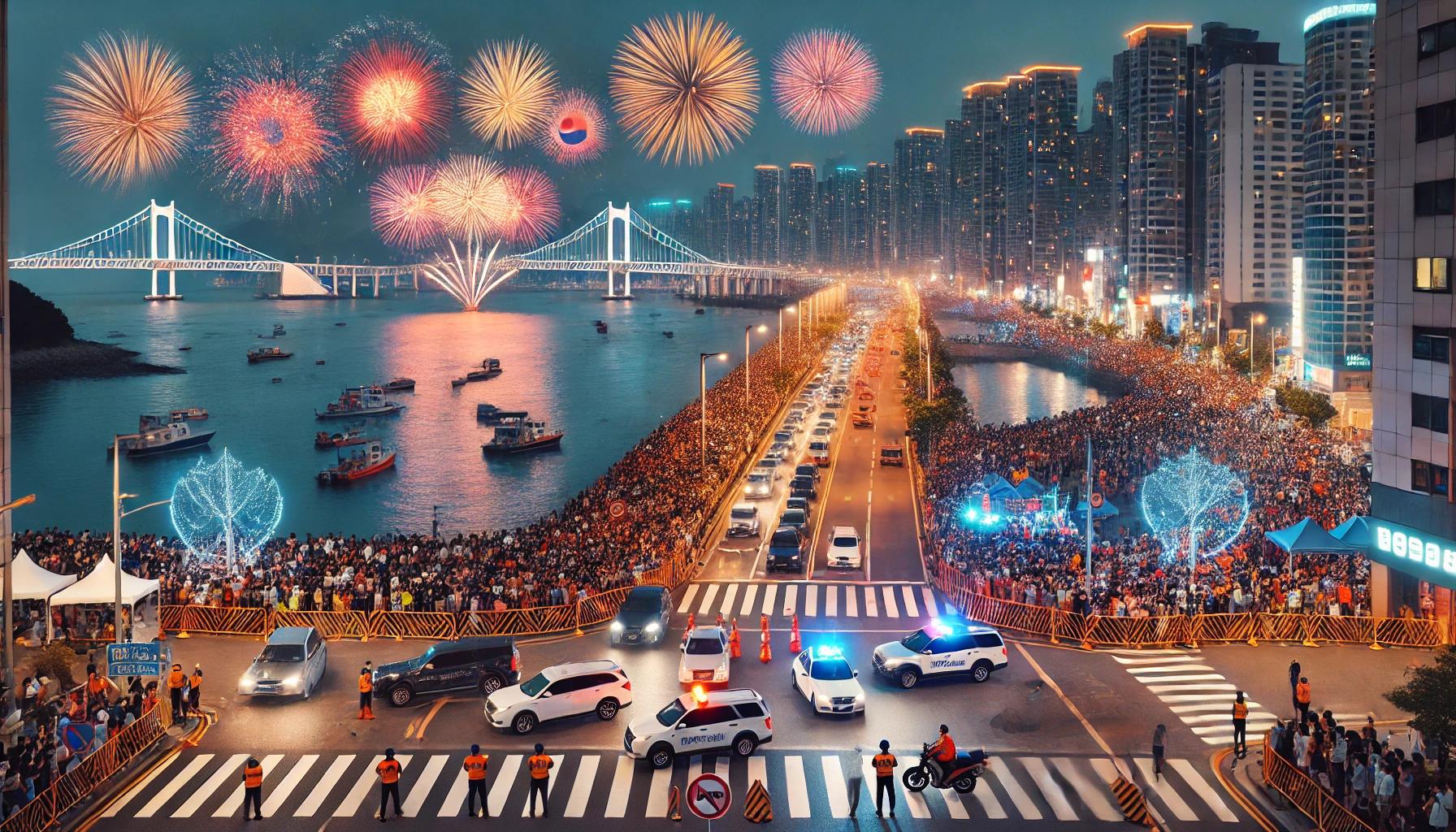 부산불꽃축제 교통통제
