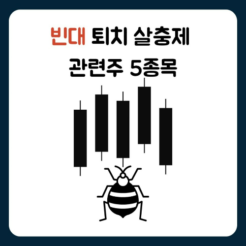 빈대 퇴치 살충제 관련주 5종목