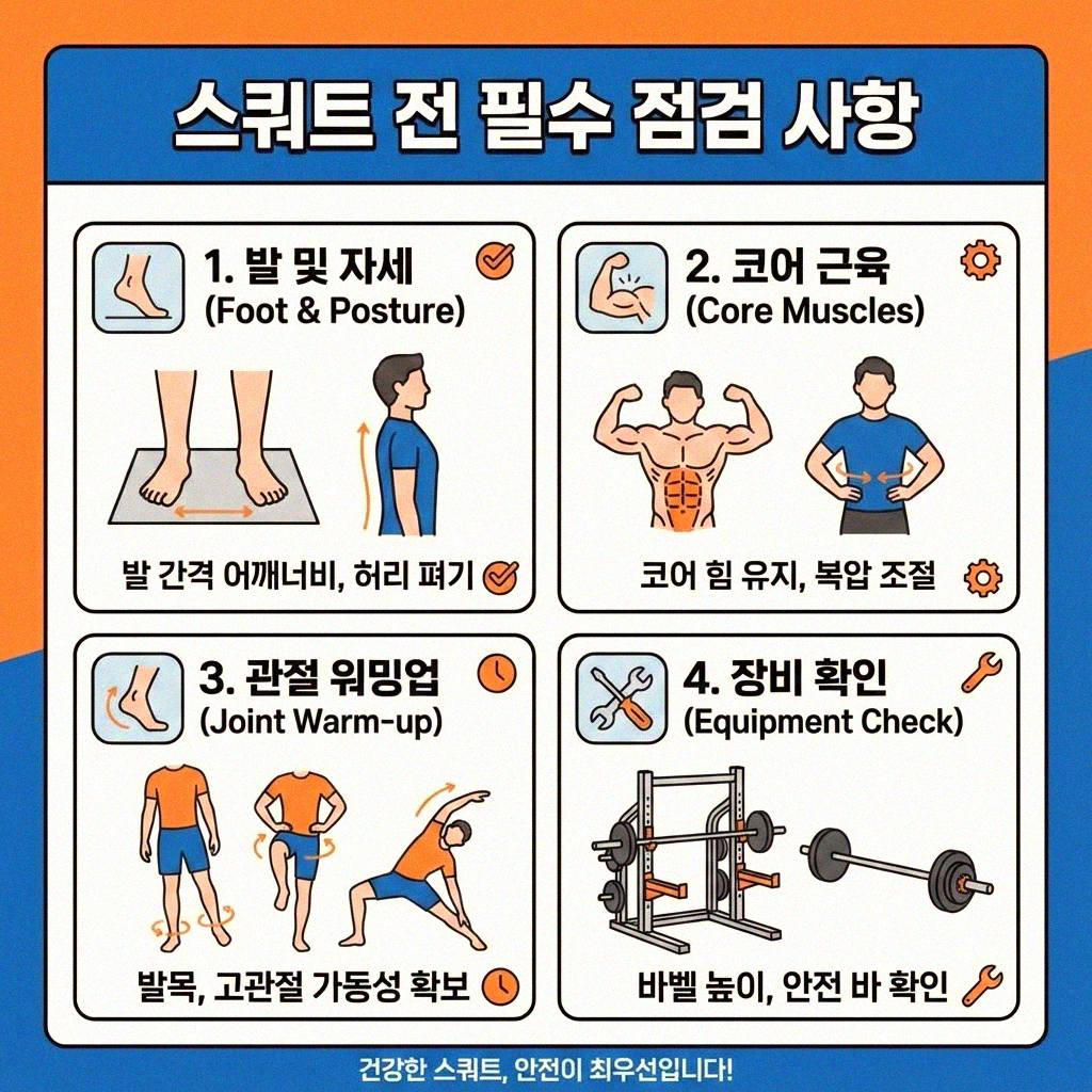 스쿼트 자세 똑바로 잡는 비결 완벽 분석