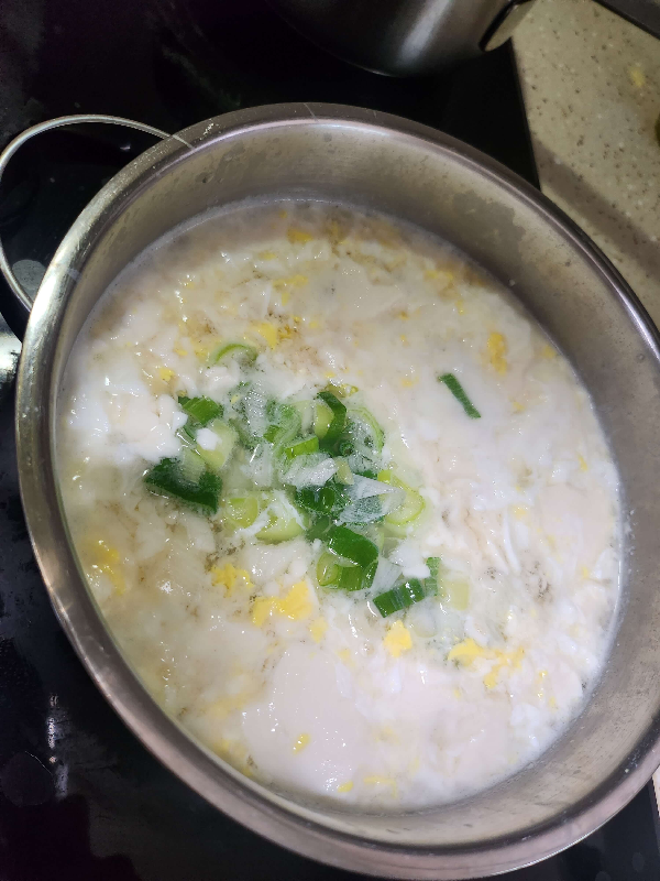 이유식순두부계란국