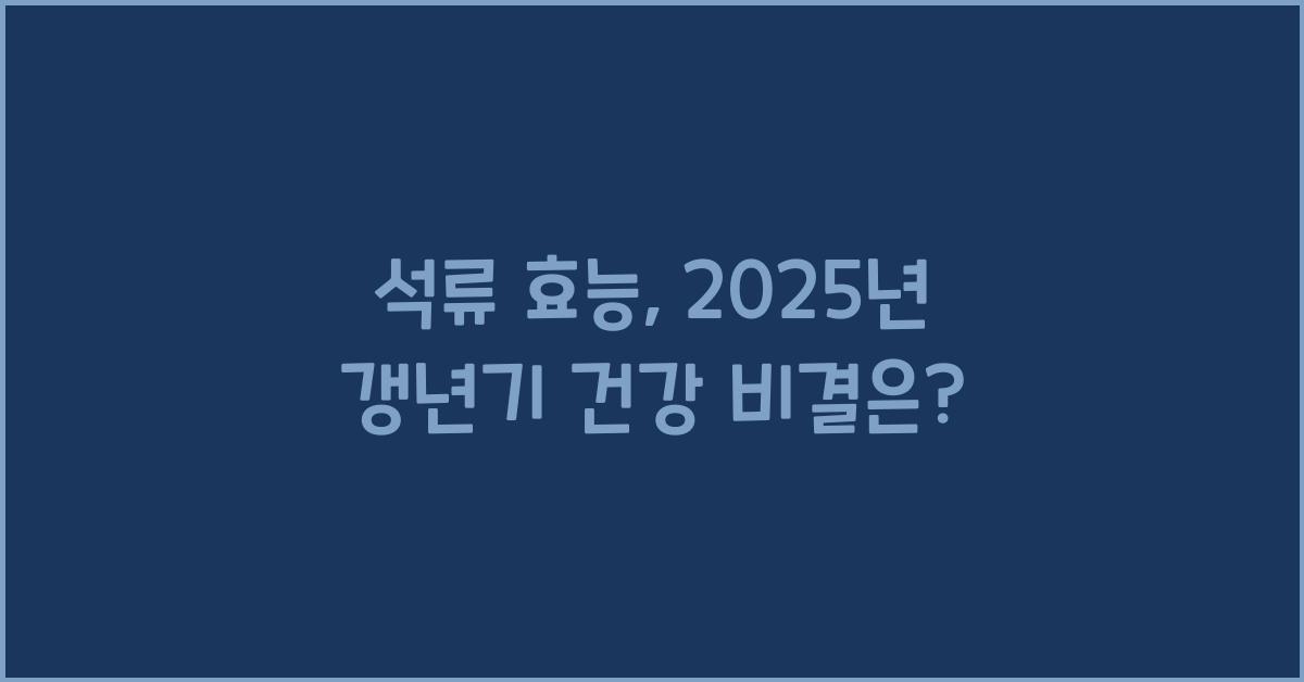 석류 효능