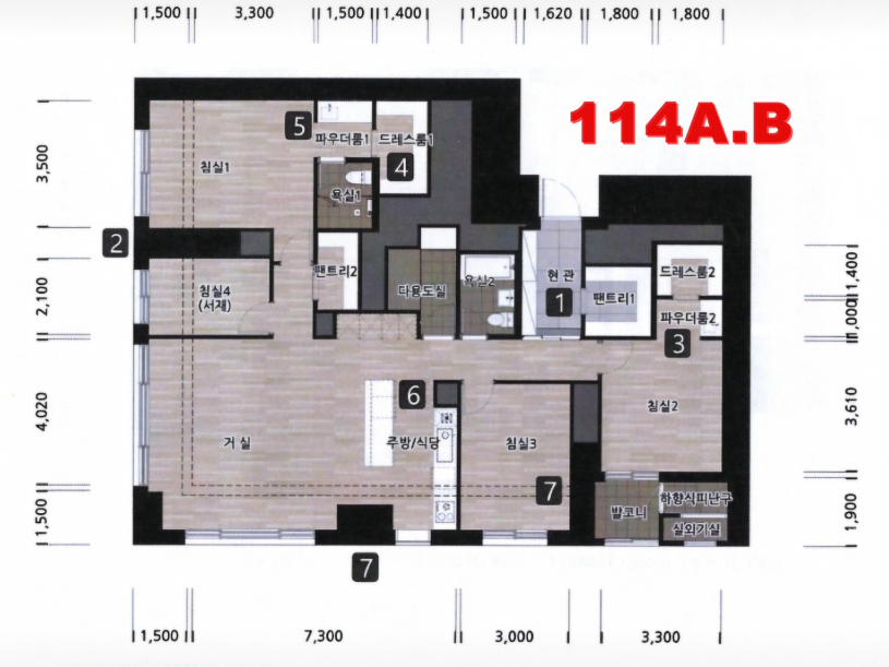 촉진3구역 평면도